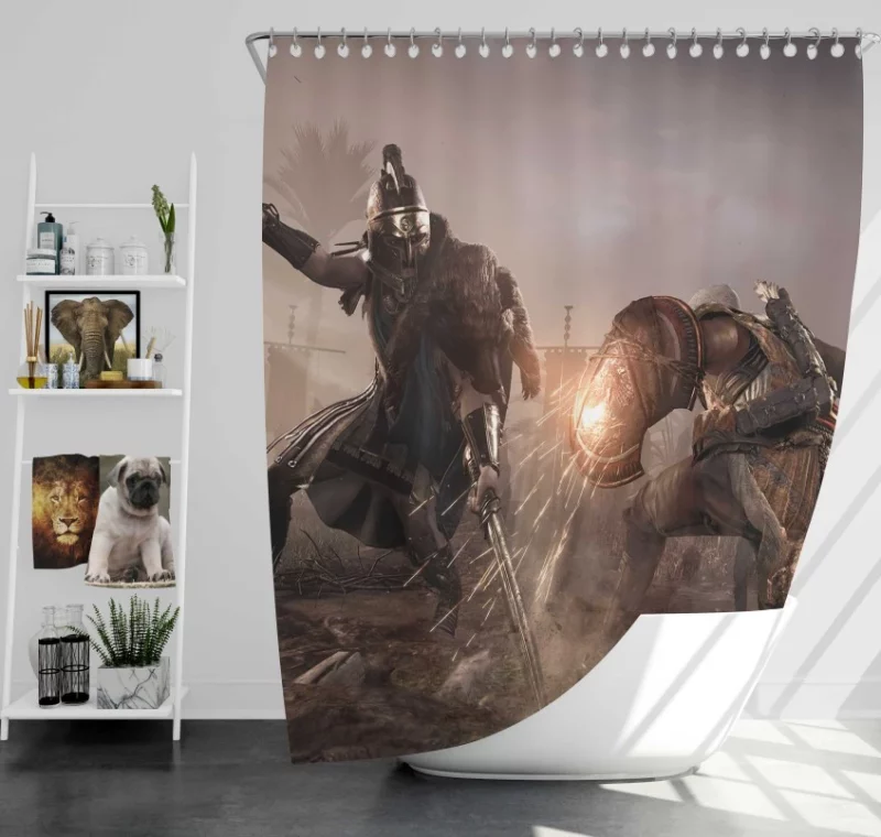 Creed Origins Assassins Creed Bath Shower Curtain