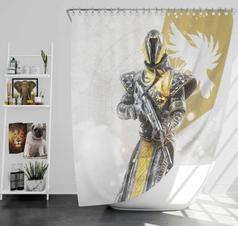 Destiny 2 Amazing Bath Shower Curtain