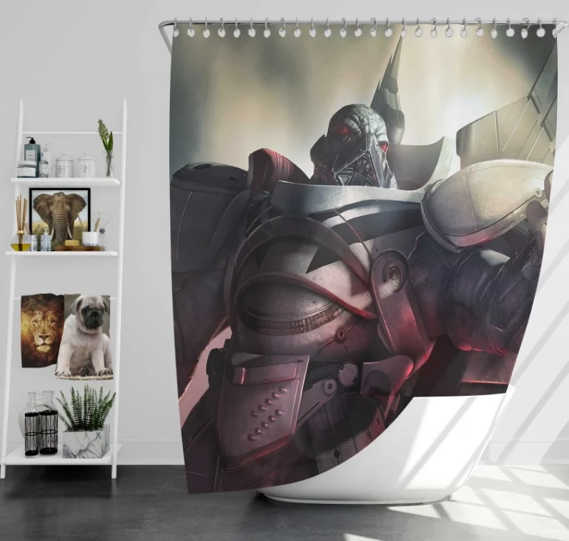 Destiny 2 Building Ship Futuristic Bath Shower Curtain