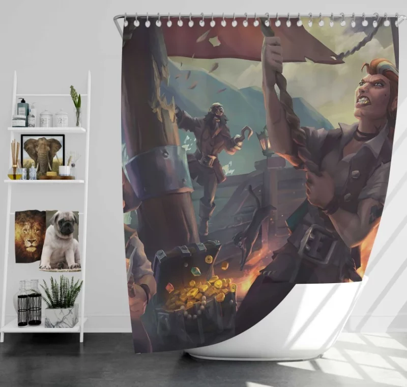 Destiny 2 Forsaken Bath Shower Curtain