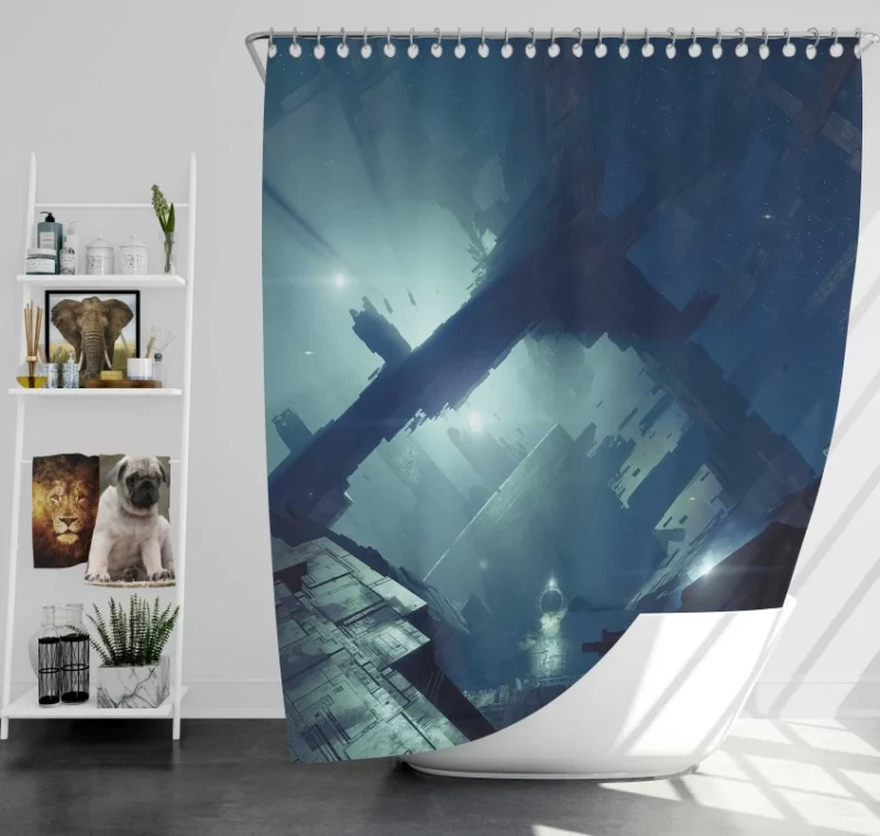 Destiny 2 Ikora Rey Bath Shower Curtain