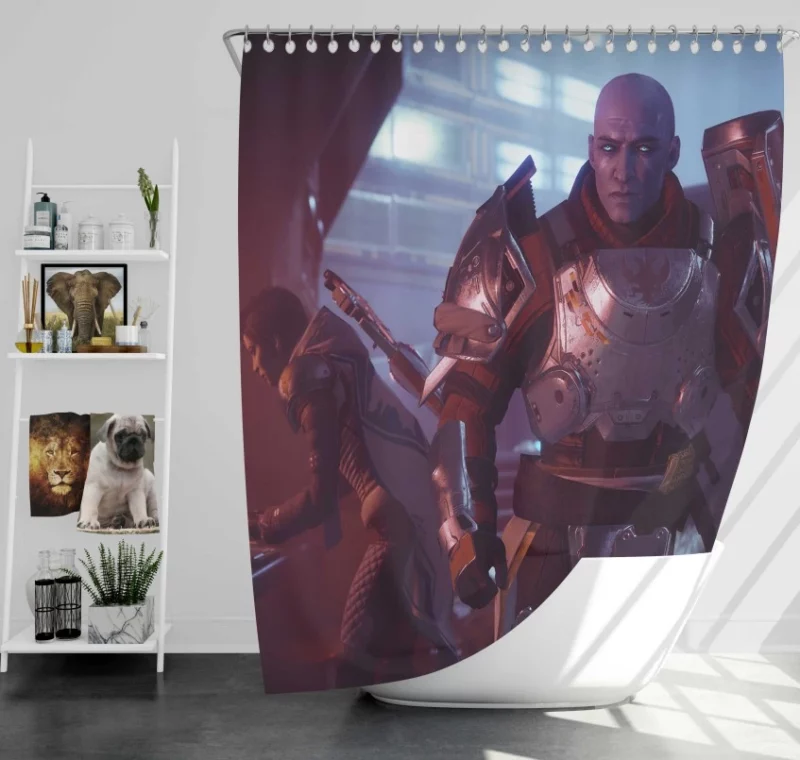 Destiny 2 The Fourth Horseman Bath Shower Curtain