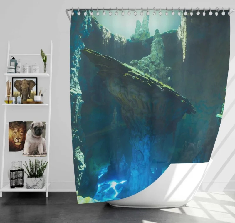 Destiny 2 Woman Warrior Bath Shower Curtain