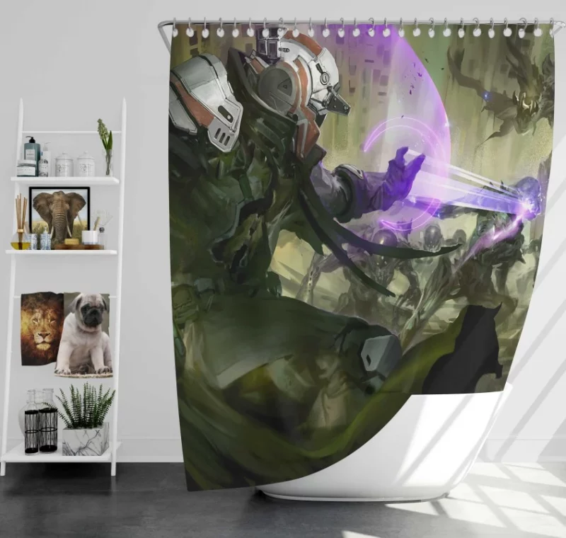 Destiny Taken King Titan Bath Shower Curtain