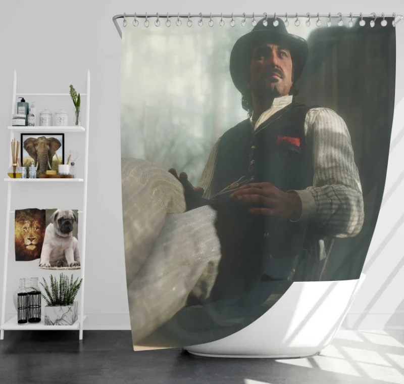 Dutch Van Der Linde Red Dead Redemption 2 Bath Shower Curtain