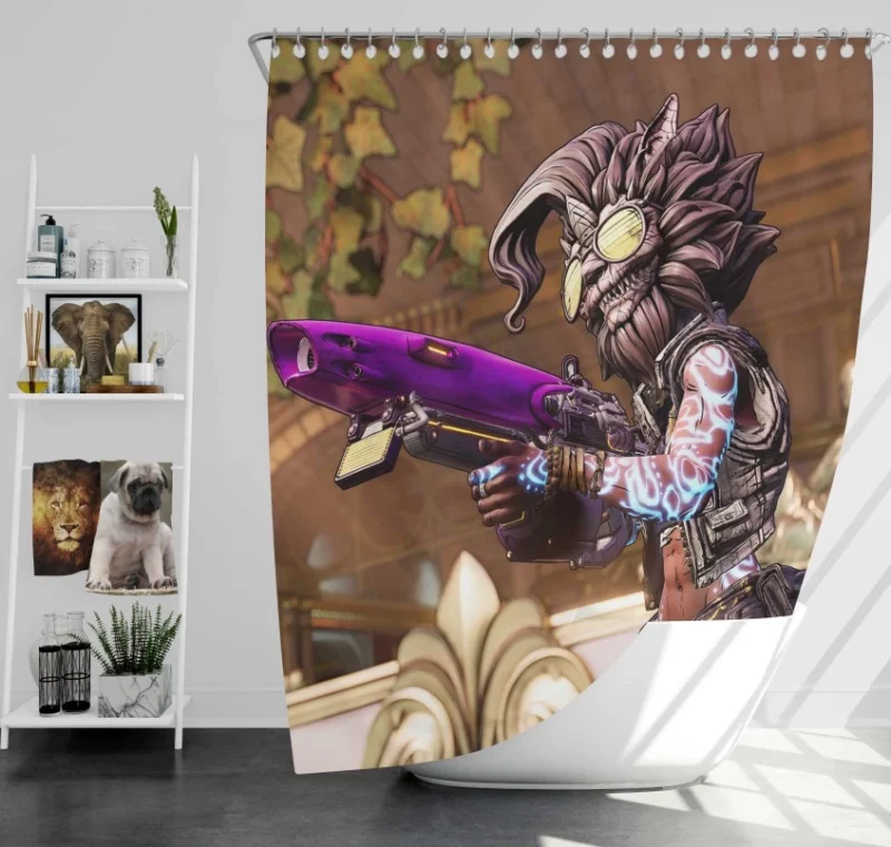 ENJOYABLE Borderlands 3 Bounty of Blood Bath Shower Curtain