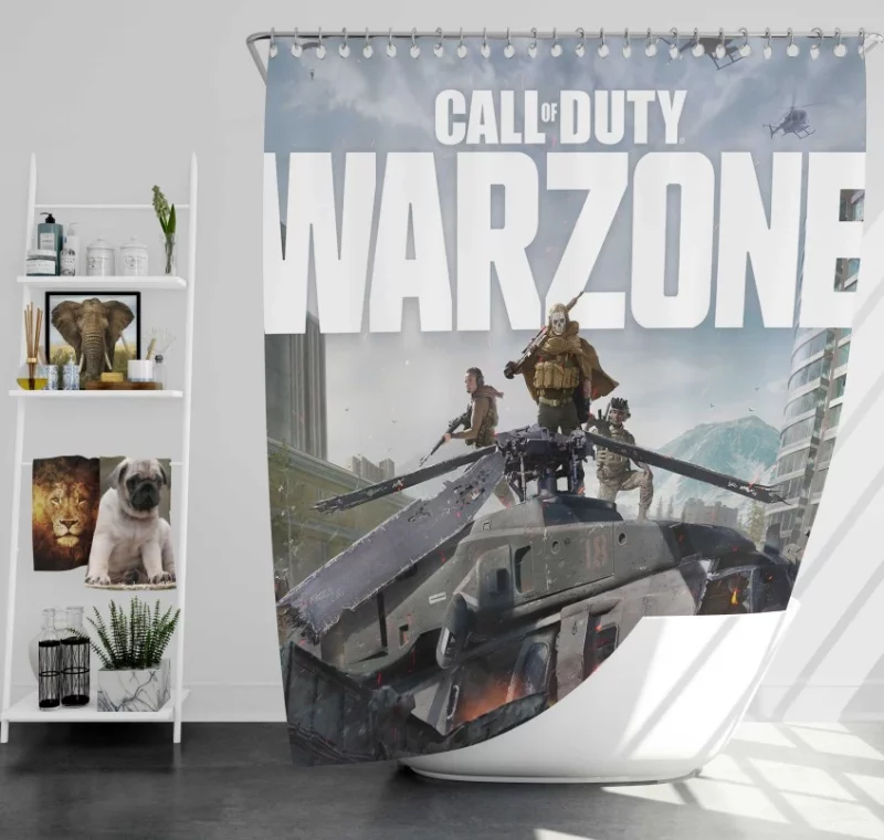 ENJOYABLE Call Of Duty Warzone Bath Shower Curtain