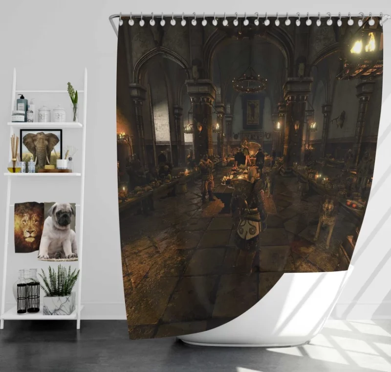 ENJOYABLE The Witcher 3 Wild Hunt Blood And Wine Bath Shower Curtain