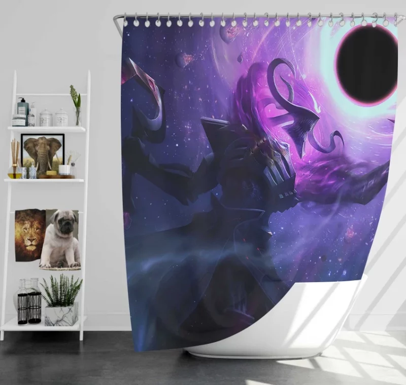 Ekko League Of Legends Bath Shower Curtain