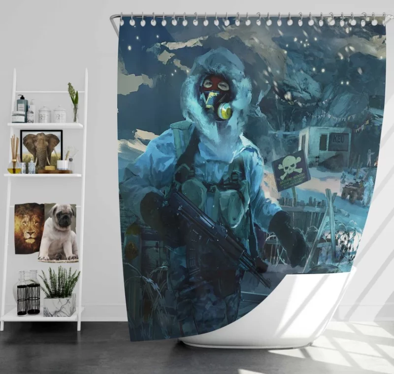 Far Cry 4 Bath Shower Curtain