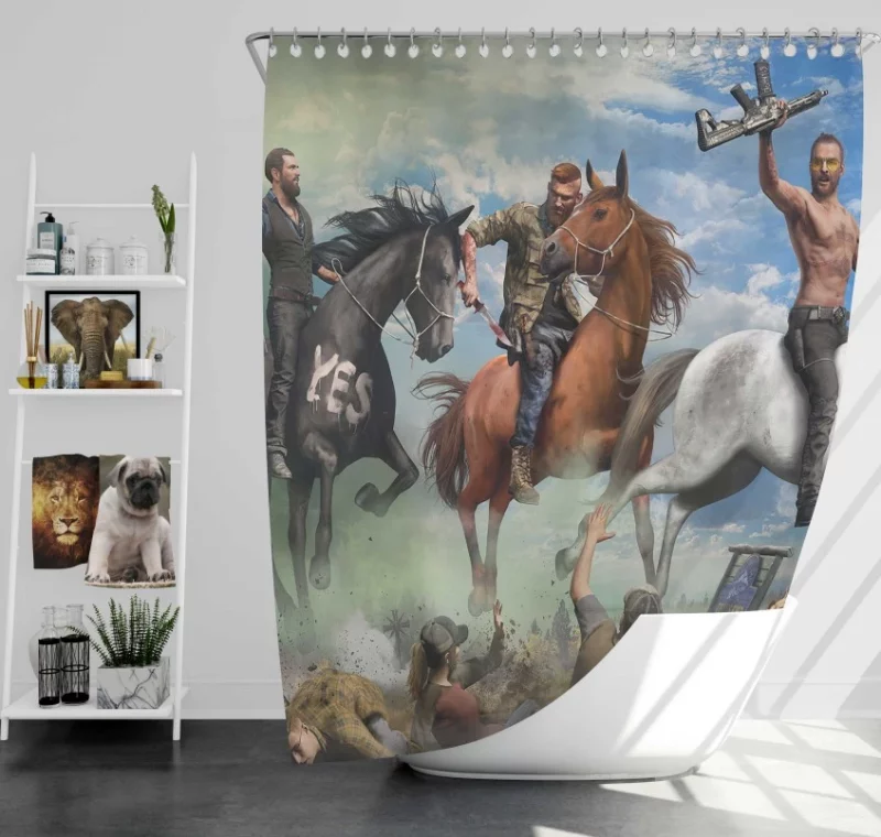 Far Cry 5 Super Bath Shower Curtain