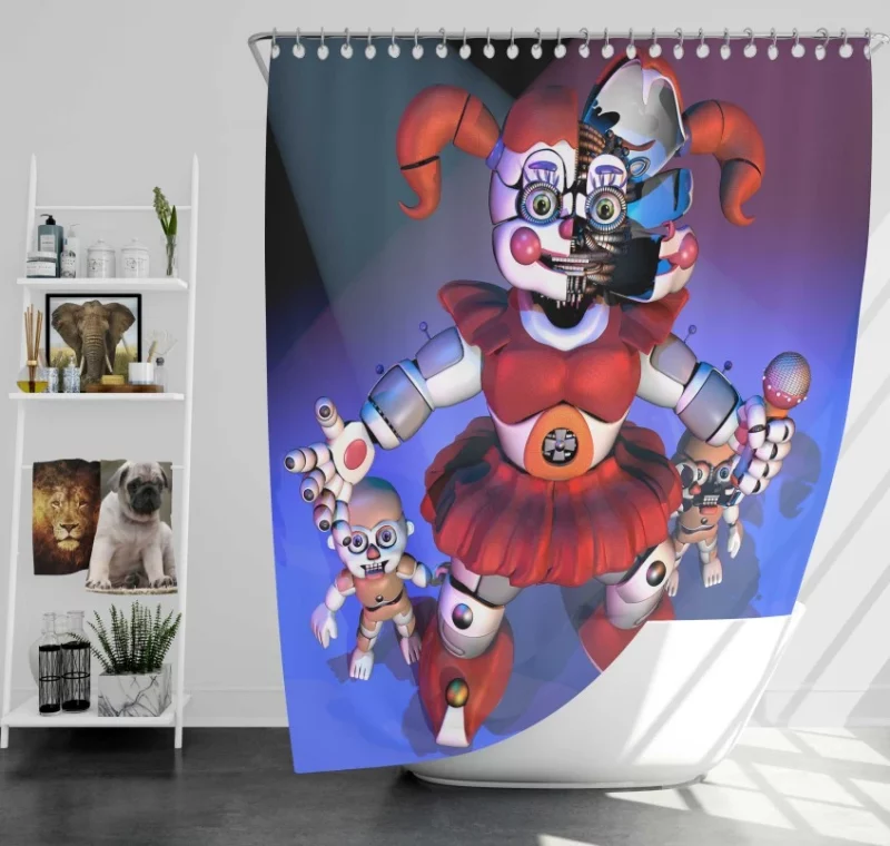 Five Nights At Freddys 2 Wonderful Bath Shower Curtain