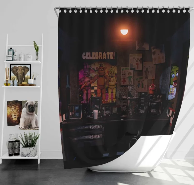 Five Nights At Freddys 3 Bath Shower Curtain