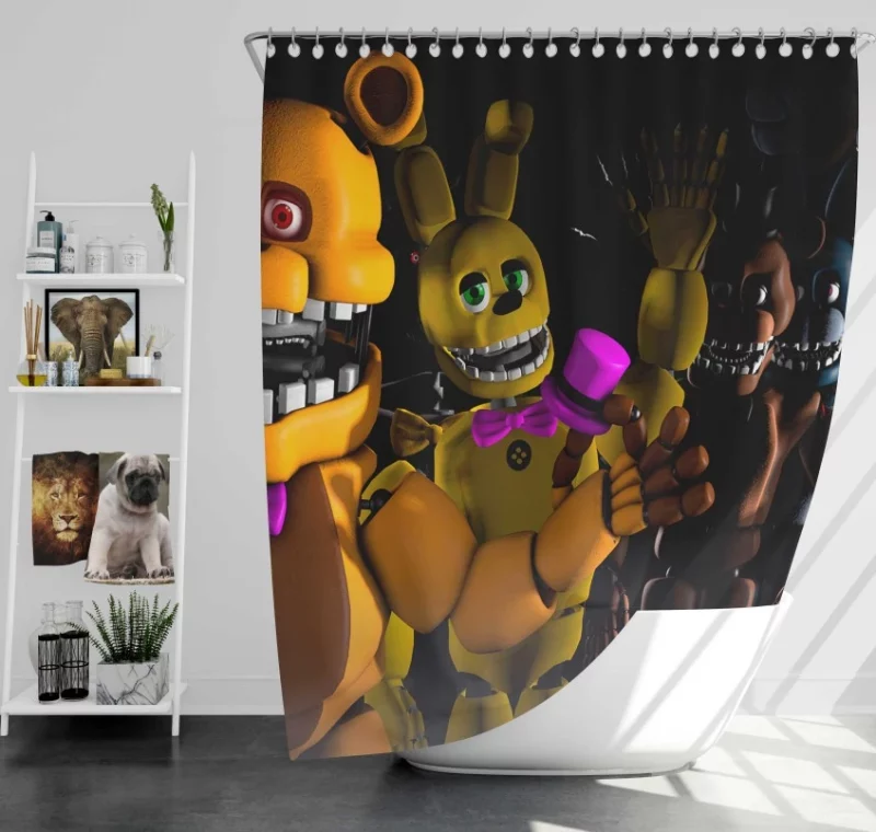 Five Nights At Freddys 4 Bath Shower Curtain