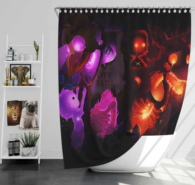 Five Nights At Freddys Amazing Bath Shower Curtain