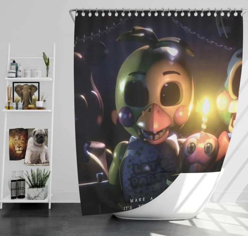 Five Nights At Freddys Awesome Bath Shower Curtain