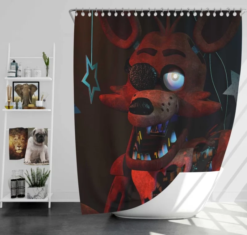 Five Nights At Freddys Bath Shower Curtain