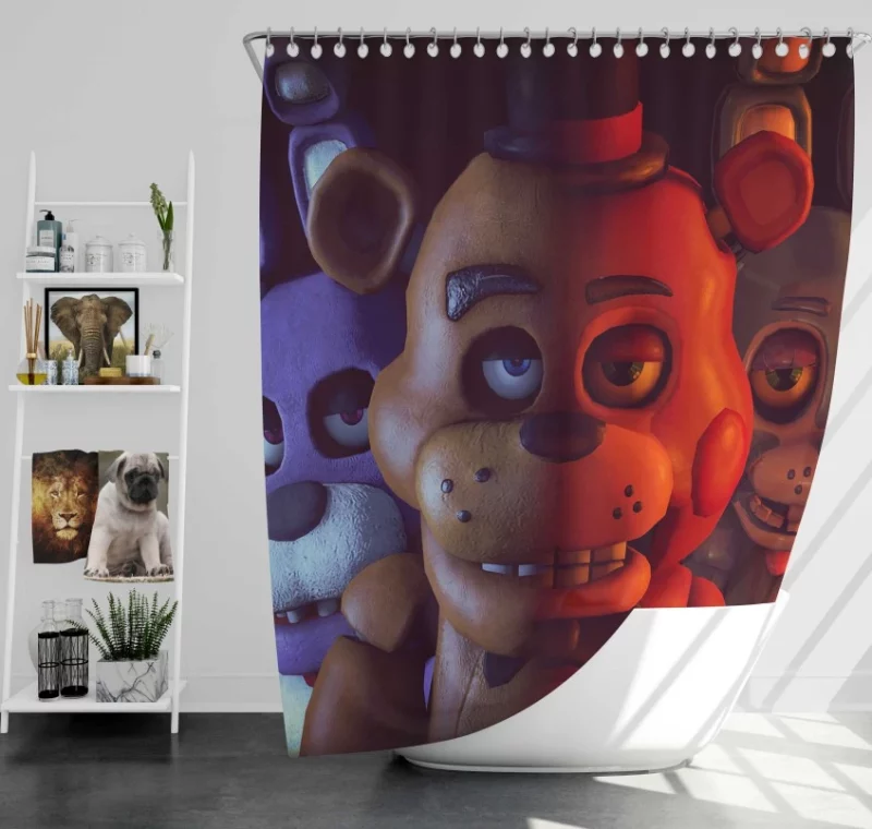 Five Nights At Freddys High Quality Bath Shower Curtain