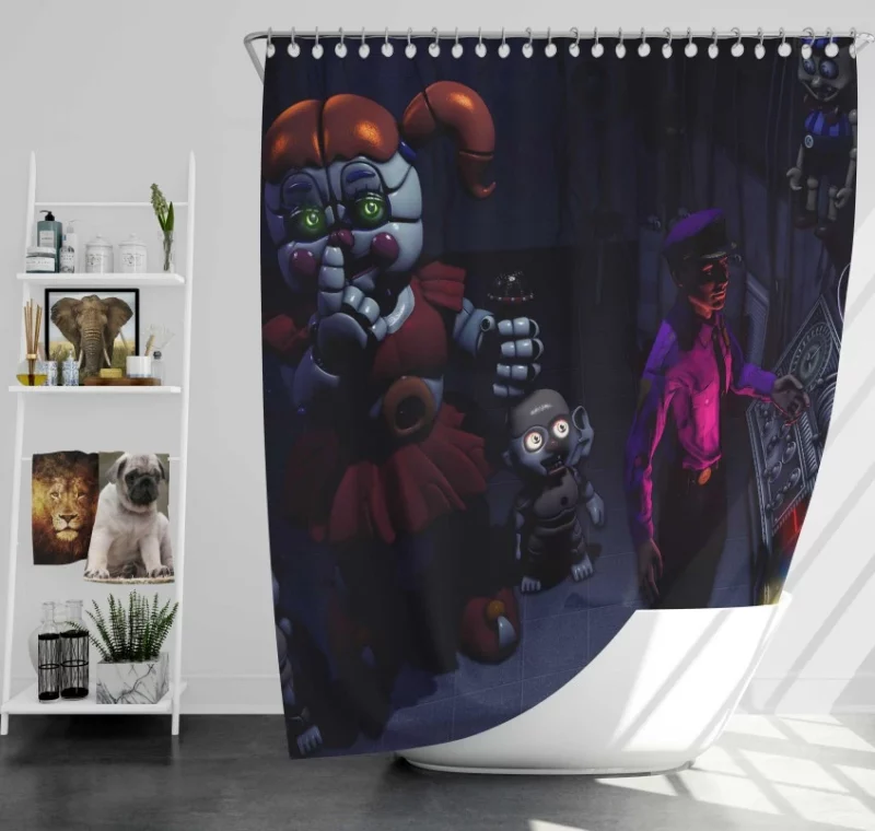 Five Nights At Freddys Impressive Bath Shower Curtain