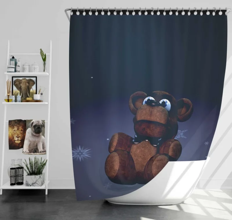 Five Nights At Freddys Outstanding Bath Shower Curtain