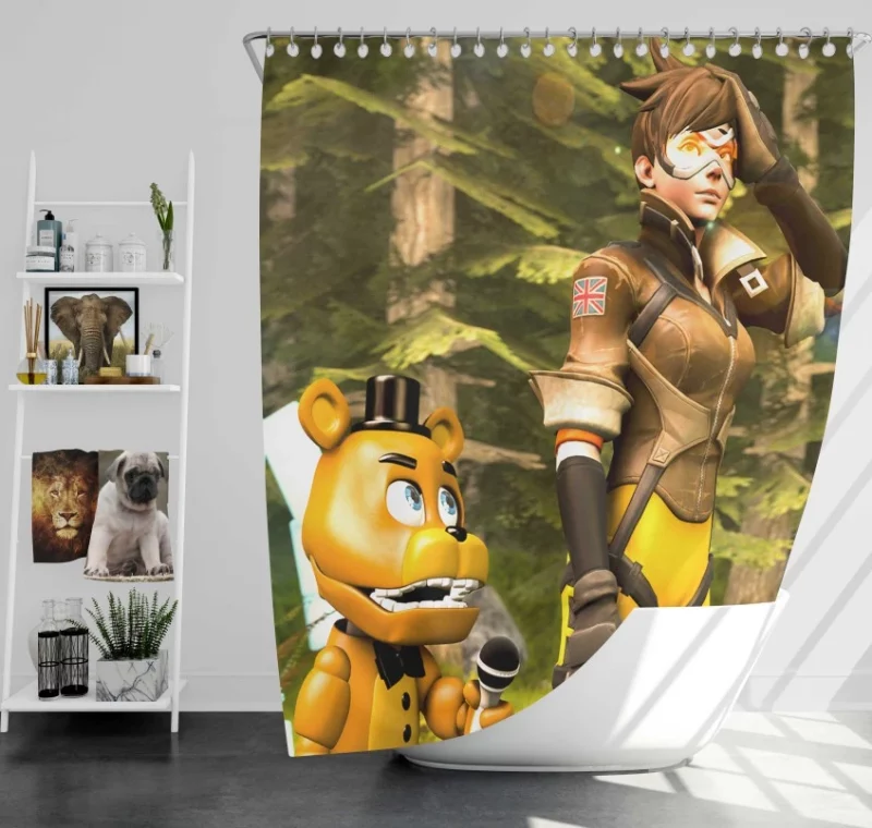 Five Nights At Freddys Quality Bath Shower Curtain