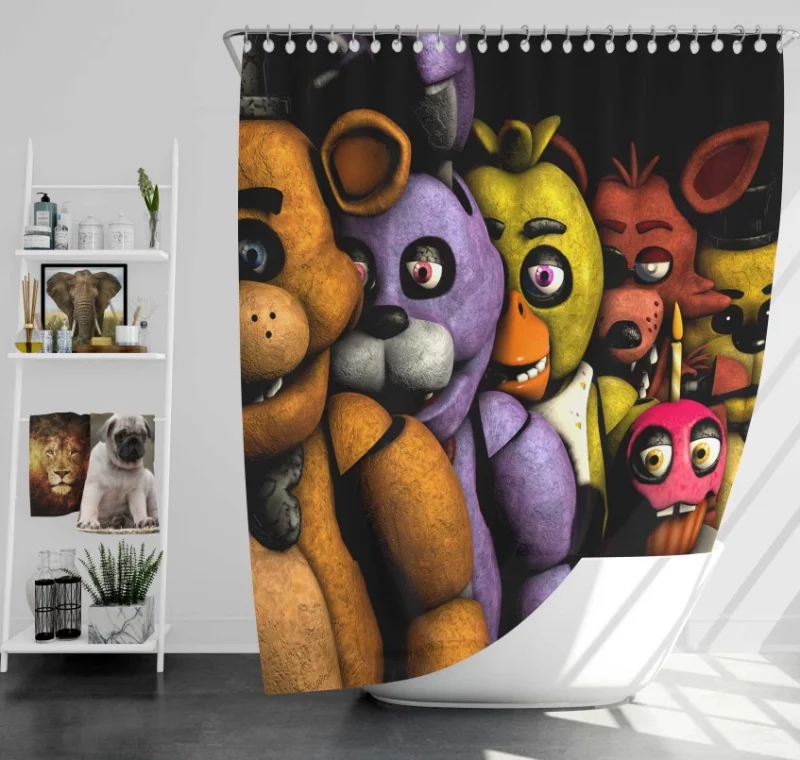 Five Nights At Freddys Stunning Bath Shower Curtain