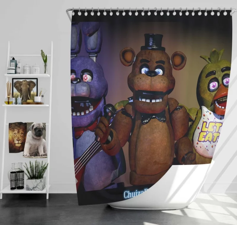 Five Nights At Freddys Super Quality Bath Shower Curtain