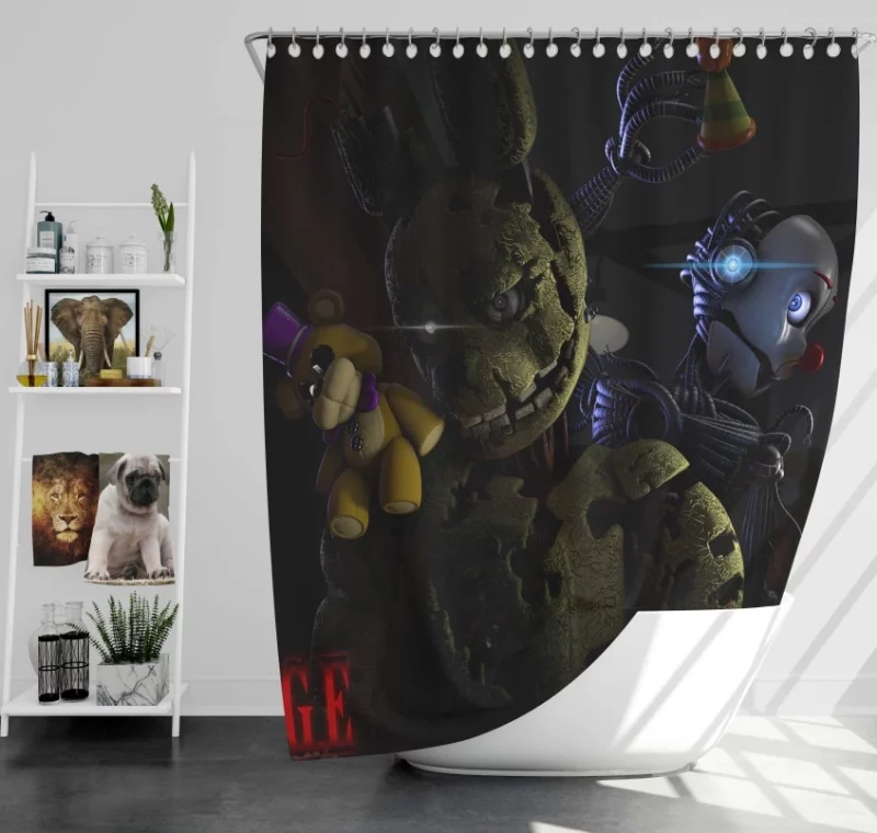 Five Nights At Freddys Wonderful Bath Shower Curtain