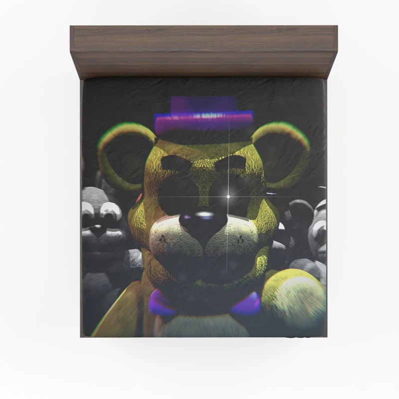 Fnaf World Five Nights At Freddys Game Bedding Fitted Sheet