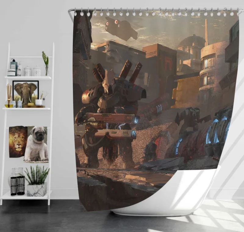 Forsaken Destiny 2 Bath Shower Curtain