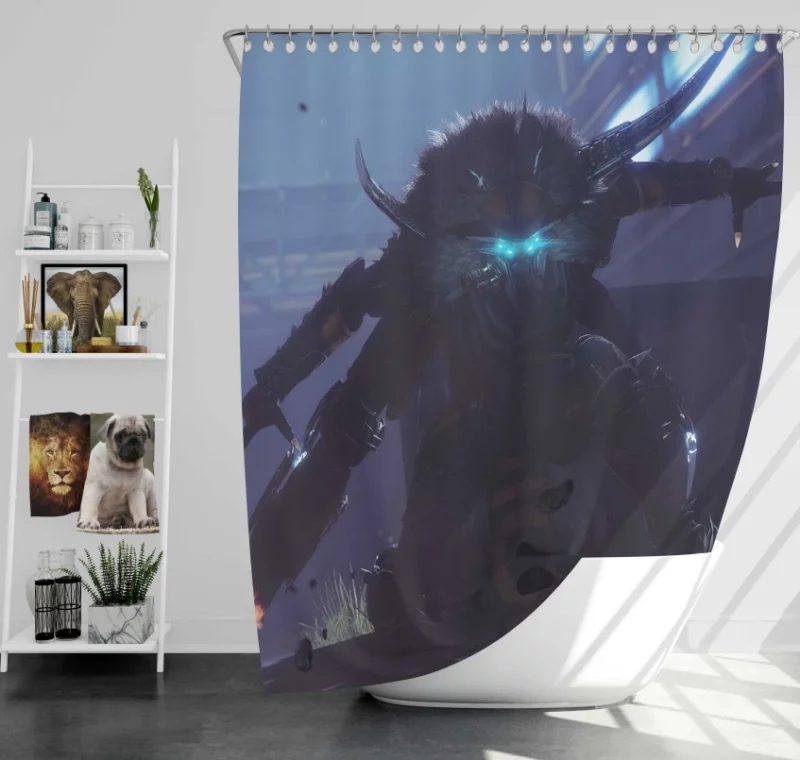 Forsaken Tertiary Destiny 2 Bath Shower Curtain