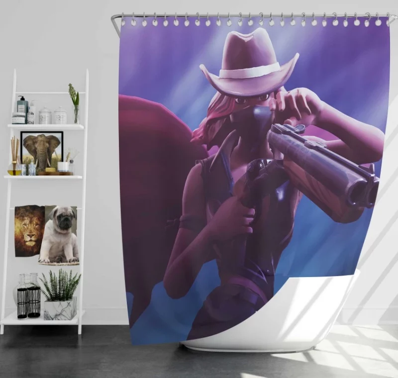 Fortnite Calamity Bath Shower Curtain