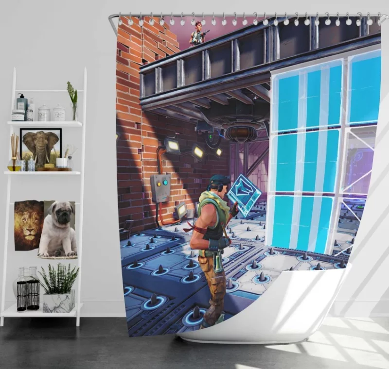 Fortnite Nice Fortine Bath Shower Curtain