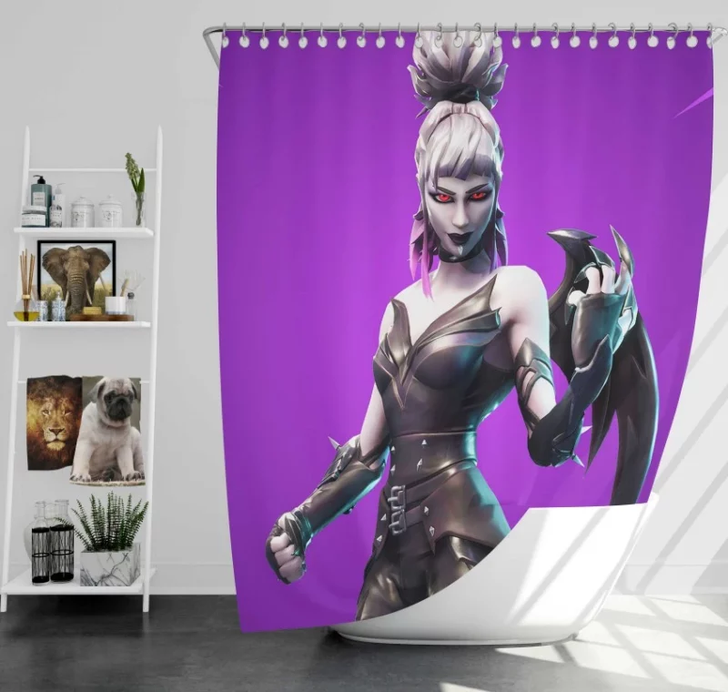 Fortnite Skin 6 Season Bath Shower Curtain