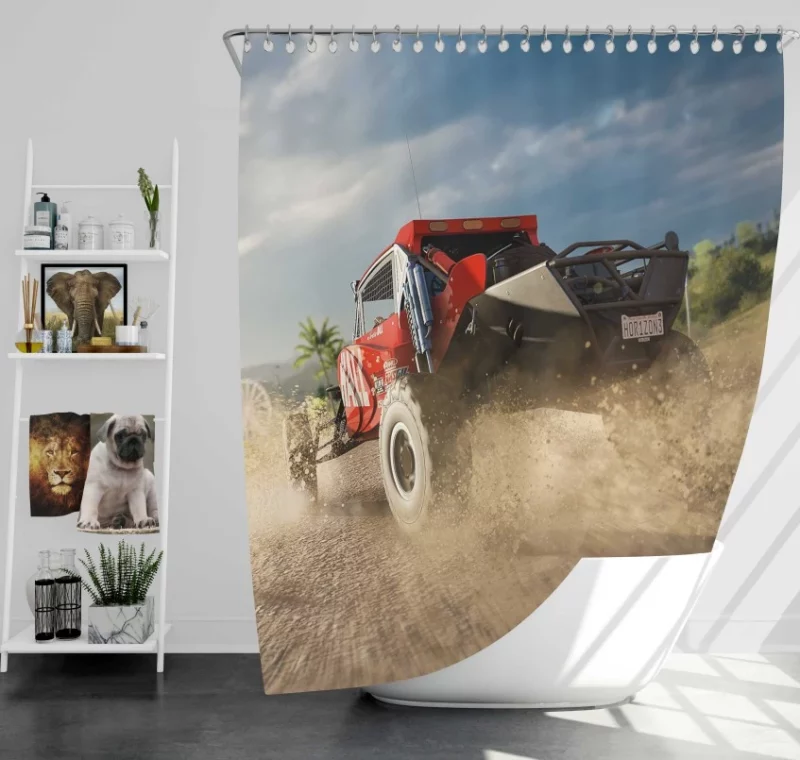 Forza Horizon 3 Bath Shower Curtain