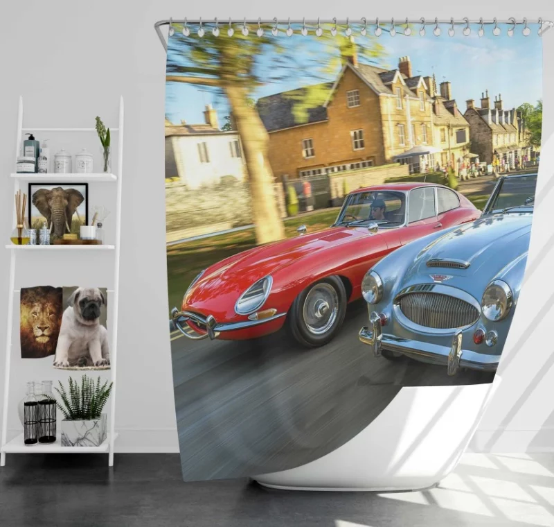 Forza Horizon 4 Forza Motorsport Amazing Bath Shower Curtain