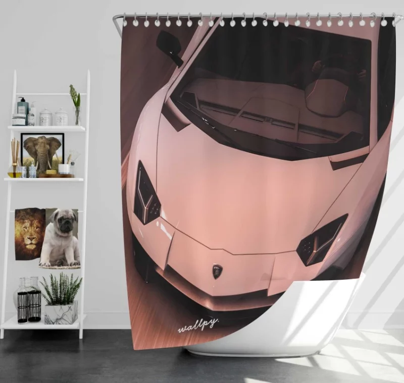 Forza Horizon 4 Forza Motorsport Lamborghini Bath Shower Curtain