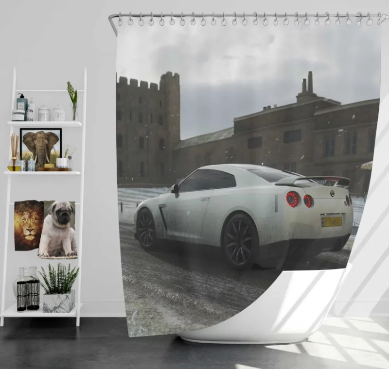 Forza Horizon 4 Forza Motorsport Nissan Gt r Bath Shower Curtain