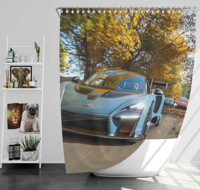 Forza Horizon 4 Forza Motorsport Super Bath Shower Curtain