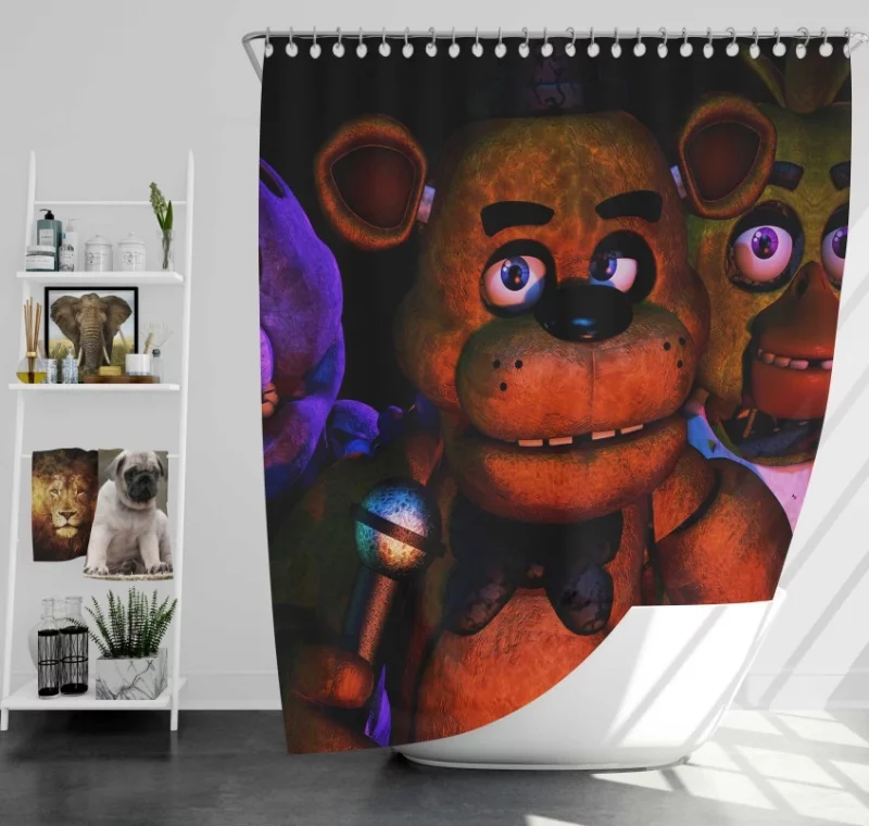 Foxy Five Nights At Freddys Bath Shower Curtain