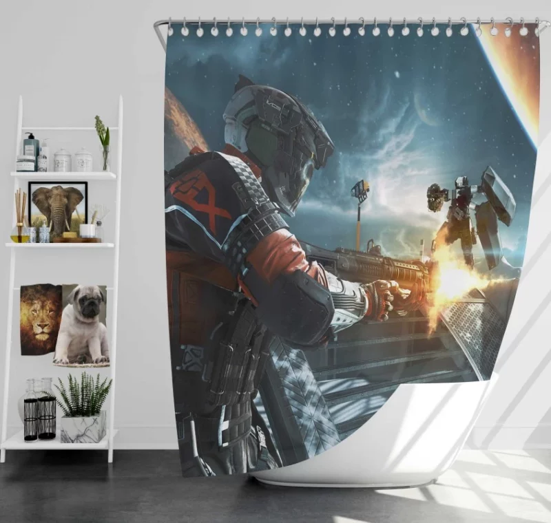 Frost Mp Map Call Of Duty Infinite Warfare Bath Shower Curtain