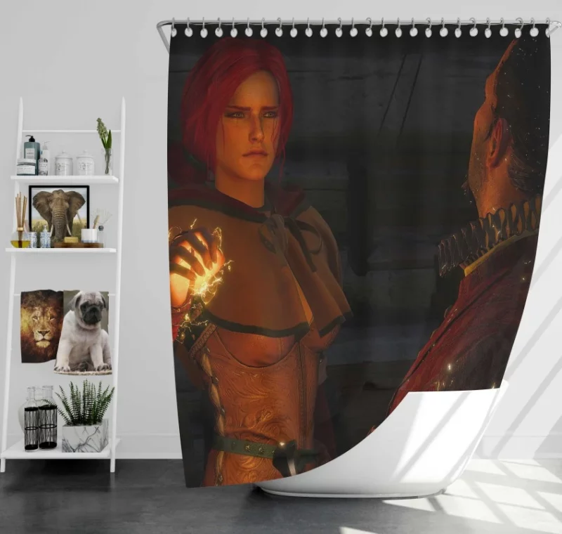 Geralt Of Rivia The Witcher 3 Wild Hunt Quality Bath Shower Curtain