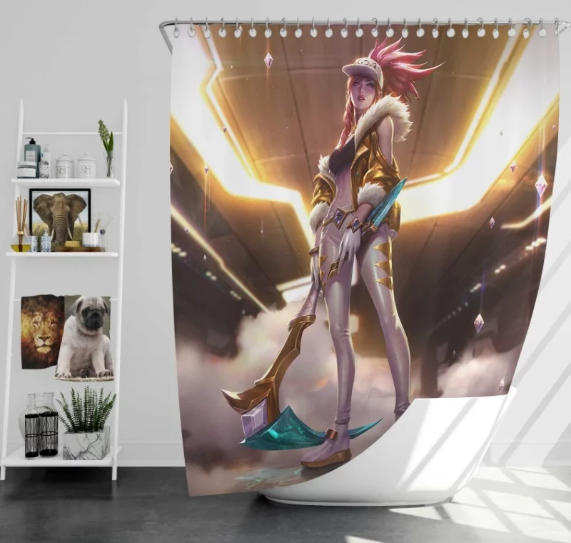 God King Darius League Of Legends Bath Shower Curtain