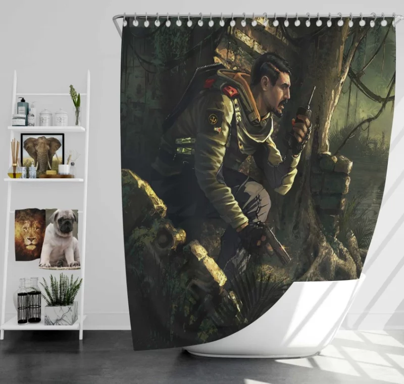 Goyo Tom Clancys Rainbow Six Siege Bath Shower Curtain