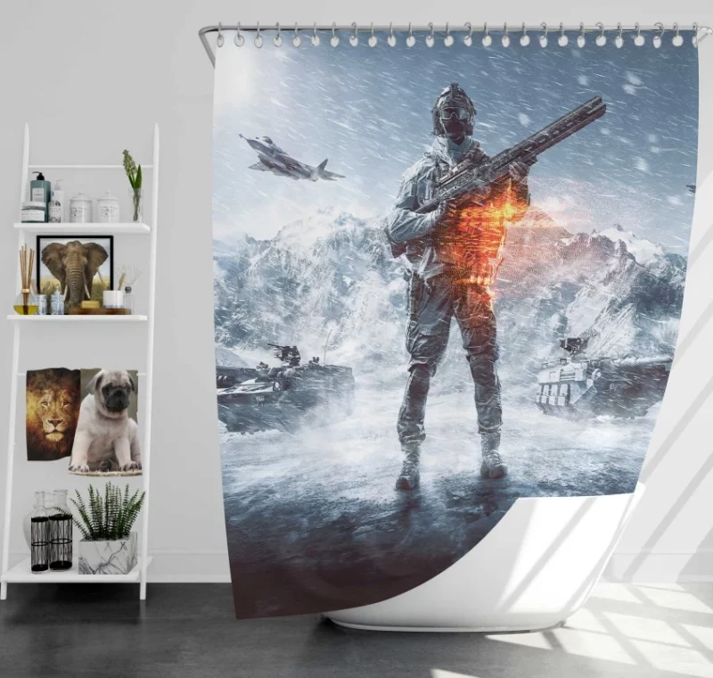 In The Name Of Tsar Battlefield 1 Bath Shower Curtain