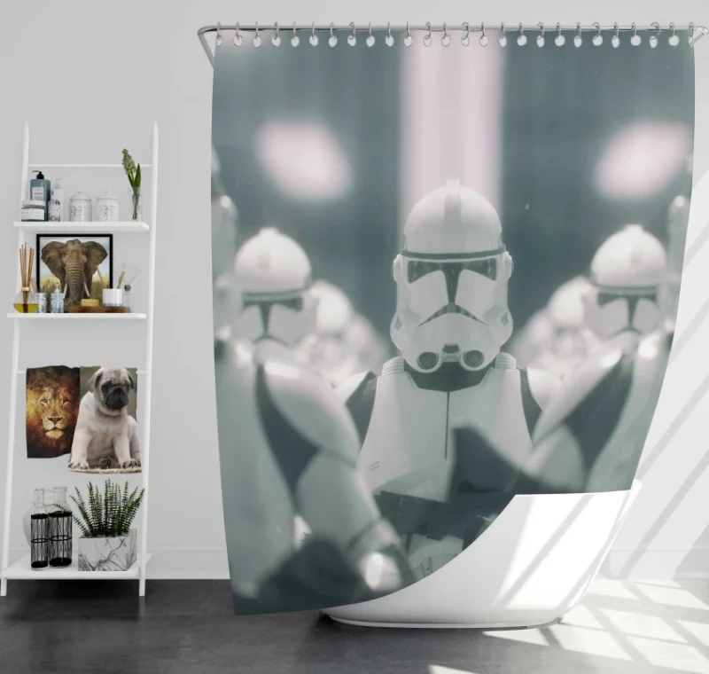 Jedi/sith Team Up Sci Fi Star Wars Bath Shower Curtain