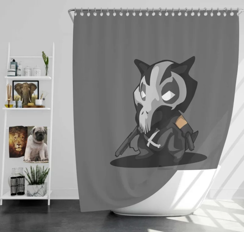 Jigglypuff Pokémon Bath Shower Curtain