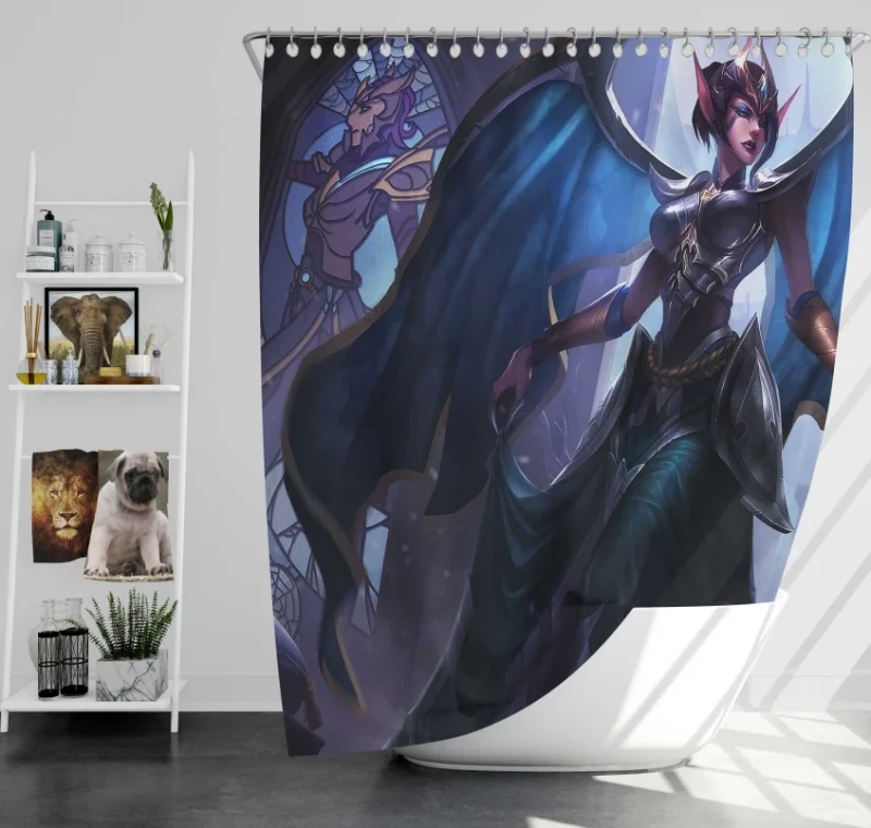 Jump? No Problem! League Of Legends Evelynn Bath Shower Curtain