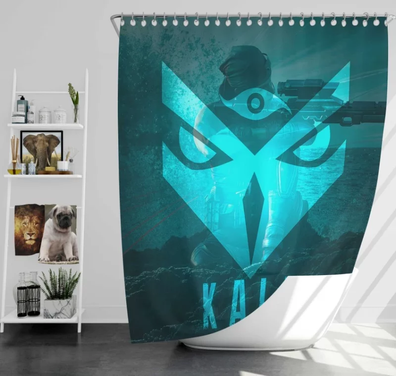 Kali Tom Clancys Rainbow Six Siege Operation Shifting Tides Bath Shower Curtain