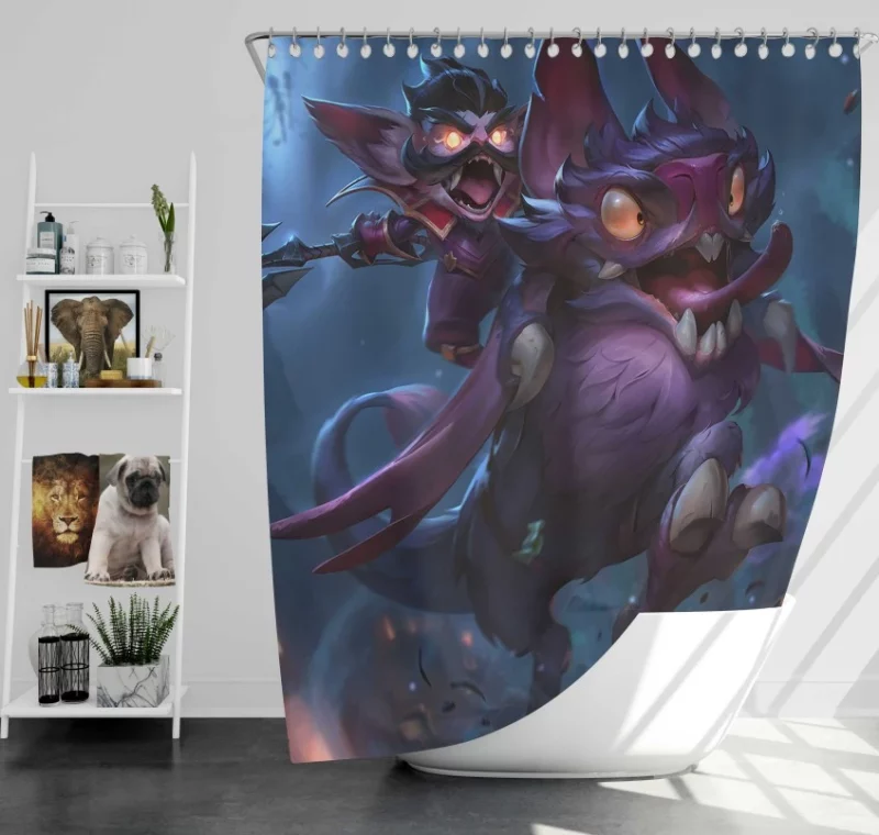 K/da Ahri League Of Legends Bath Shower Curtain